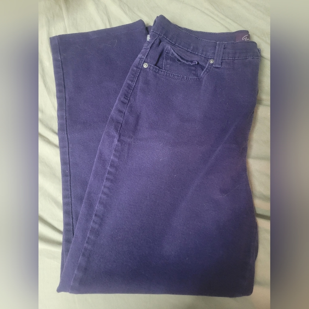 Gloria Vanderbilt Rich Purple Denim
